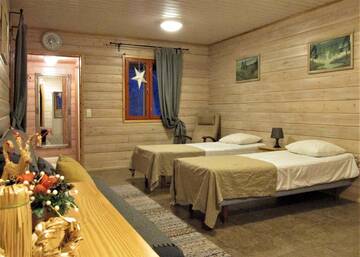 Фото номера Четырехместный номер Загородные дома Scandinavian Dream Vikajarvi- Rovaniemi г. Викаярви 11